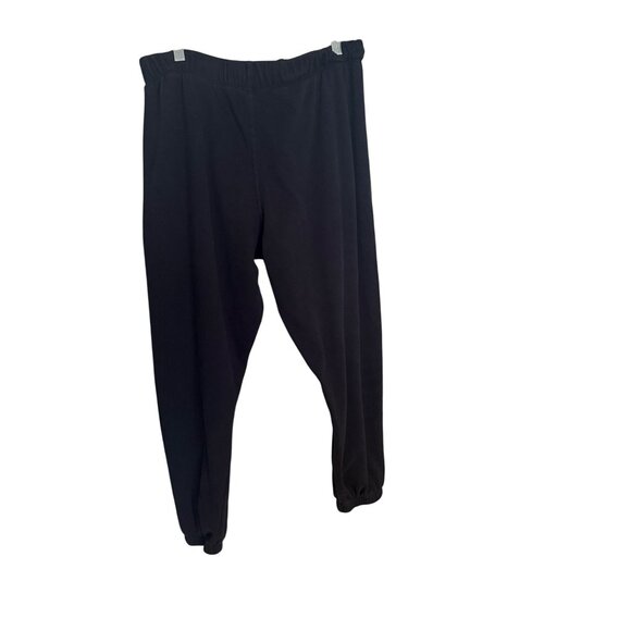 Lazypants Black Jogger Pants With Elastic Waist & Cuffs XL - Picture 3 of 5
